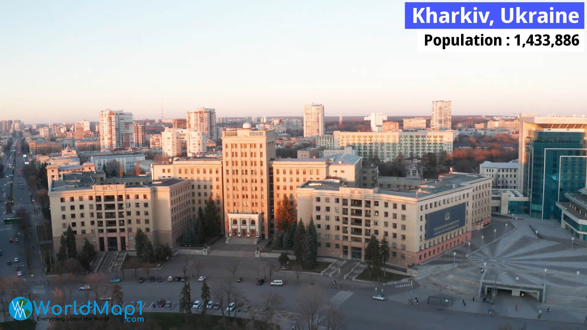 Charkiw Luftbild Ukraine